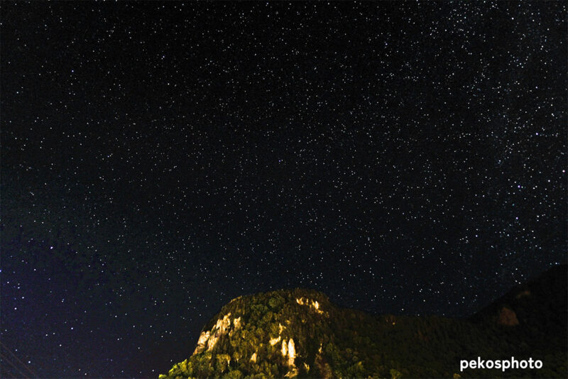 層雲峡の星空