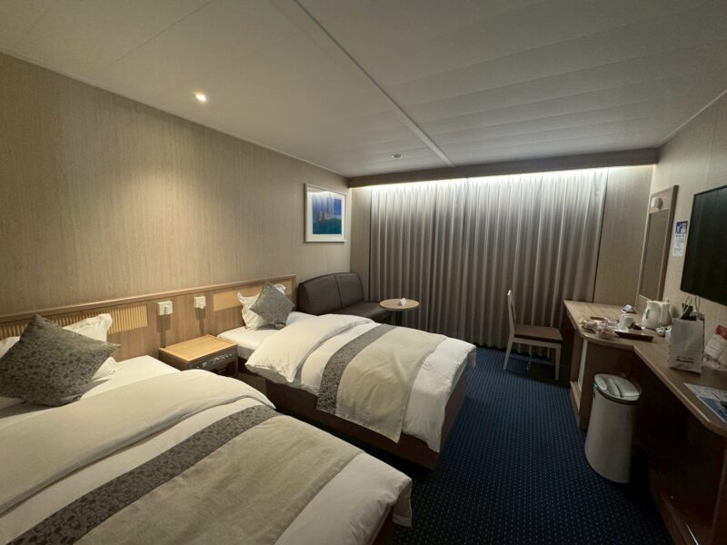 夜行フェリーやまとの客室